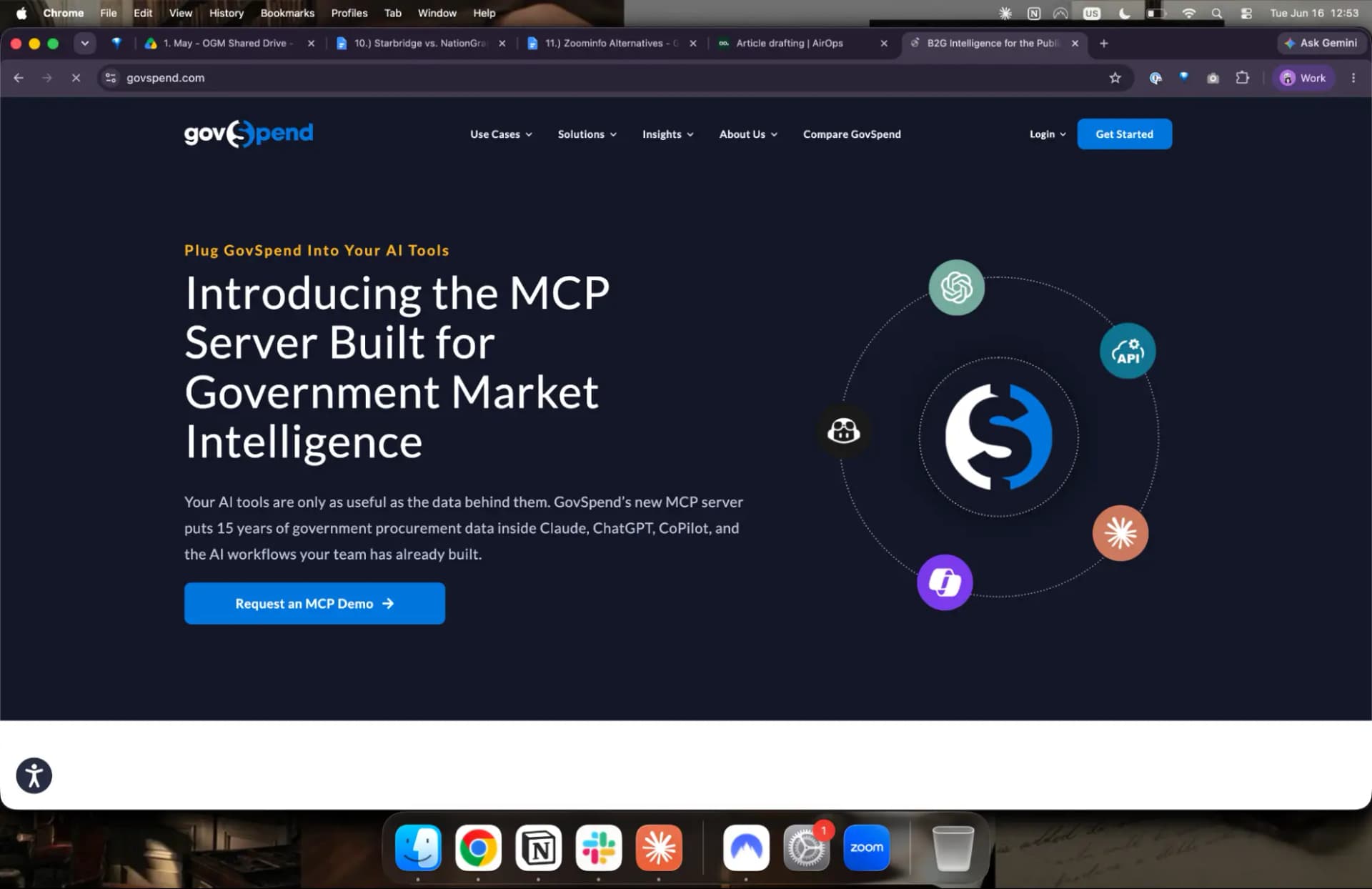 GovSpend procurement intelligence platform